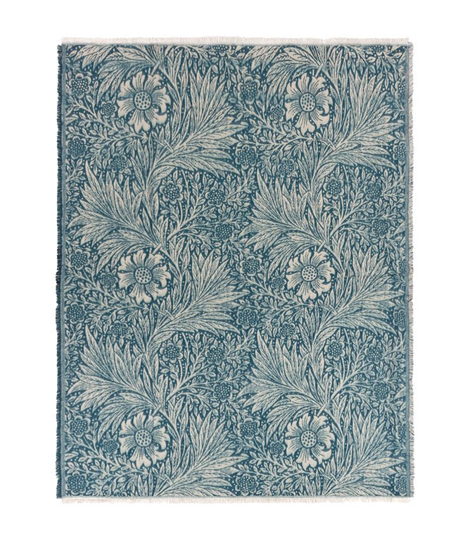 Throws & Wool Throws - Marigold Jacquard Indigo