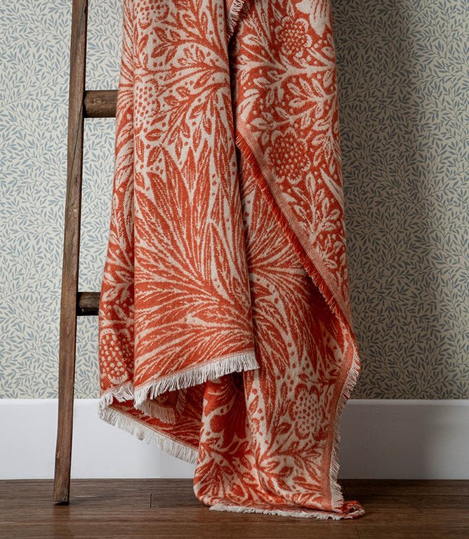 Throws & Wool Throws - Marigold Jacquard Russet