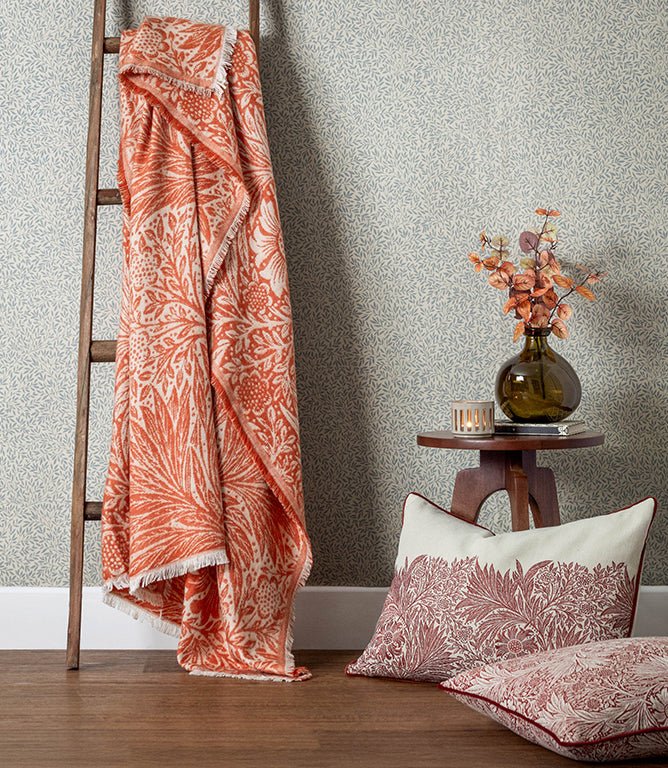 Throws & Wool Throws - Marigold Jacquard Russet