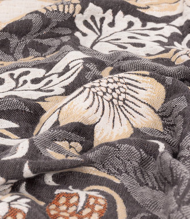 Throws & Wool Throws - Strawberry Thief Jacquard Biscuit