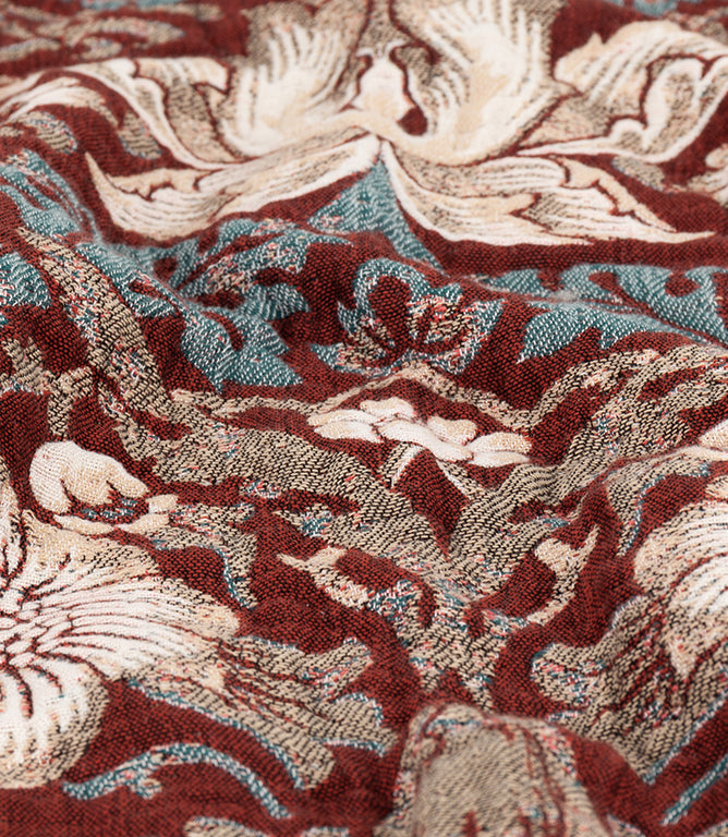 Throws & Wool Throws - Strawberry Thief Jacquard Berry