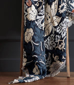 Throws & Wool Throws - Strawberry Thief Jacquard Indigo