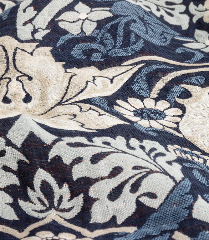 Throws & Wool Throws - Strawberry Thief Jacquard Indigo