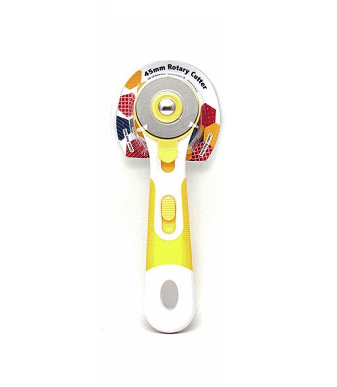 45mm Rotary Cutter Yellow - Just Fabrics