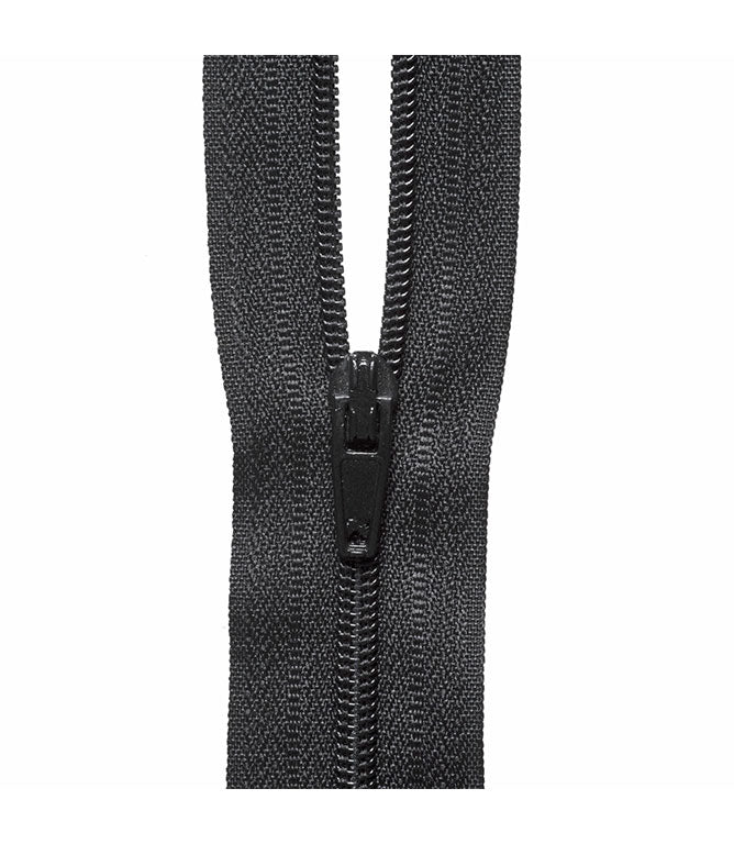 No.3 Continuous Zip 10m Roll Black - Just Fabrics