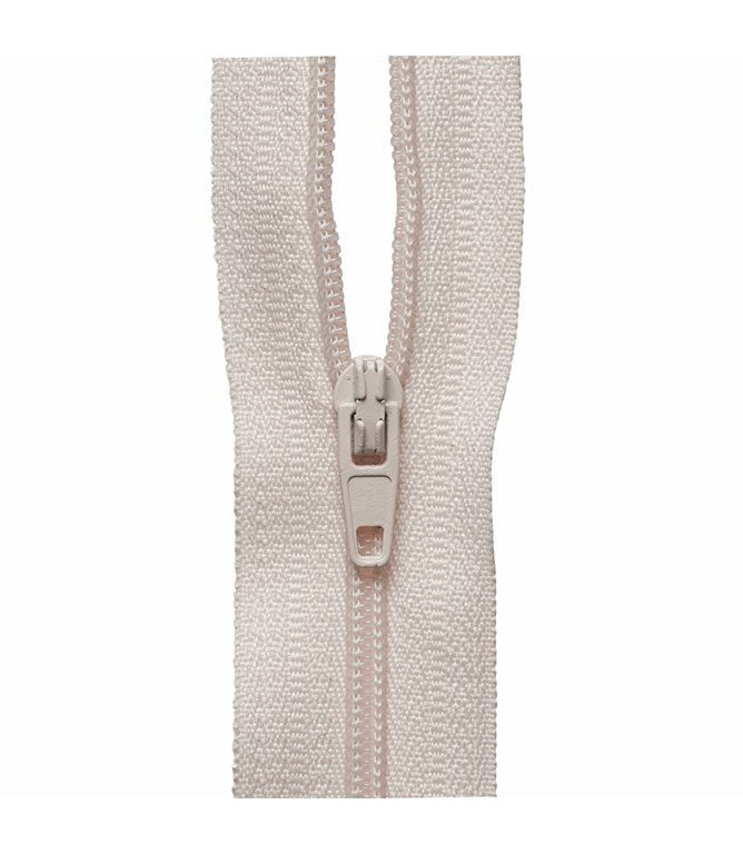 No.3 Continuous Zip 10m Roll Dark Cream - Just Fabrics