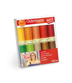 Thread Set: Sew-All: 10 x 100m: Assorted