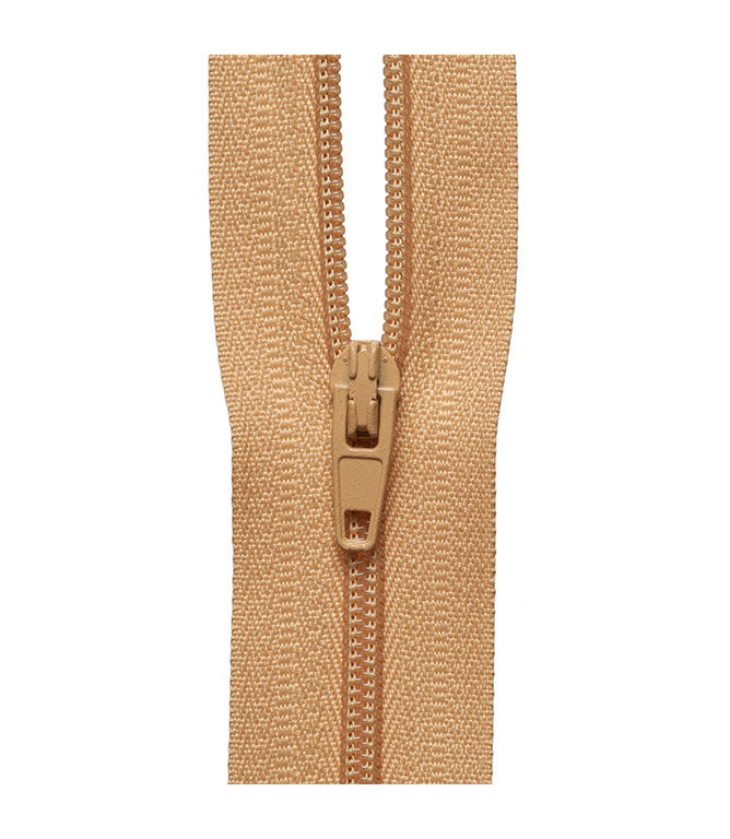 Zips & Fastenings - No.3 Continuous Zip 10m Roll Gold