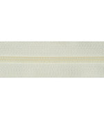 Zips & Fastenings - No.3 Continuous Zip 10m Roll Cream
