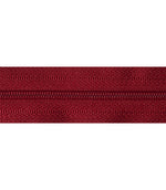 Zips & Fastenings - No.3 Continuous Zip 10m Roll Wine