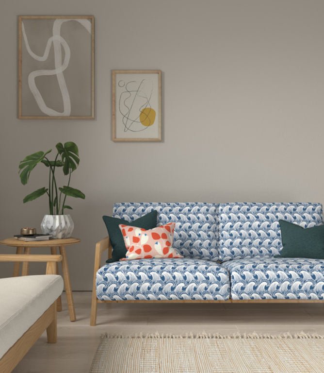 Ride The Wave Fabric / Denim - Just Fabrics