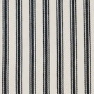 JF Ticking Fabric / Black