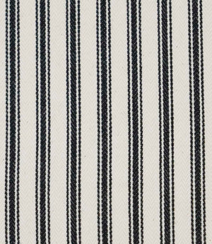 JF Ticking Fabric / Black