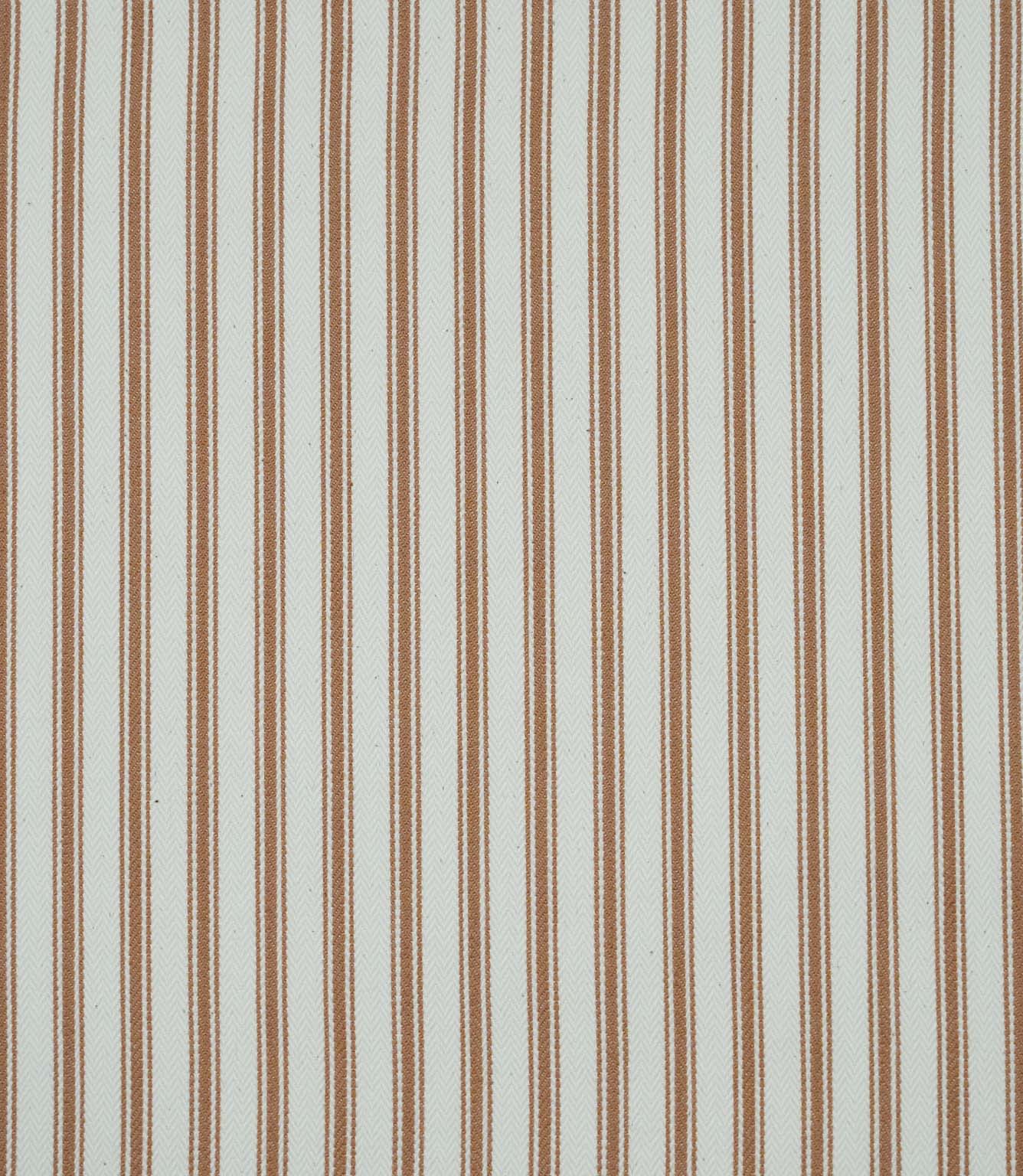 JF Ticking Fabric / Burnt Orange