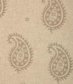 JF Paisley Fabric / Grey - Just Fabrics