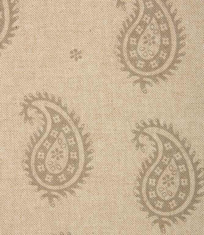 JF Paisley Fabric / Grey - Just Fabrics