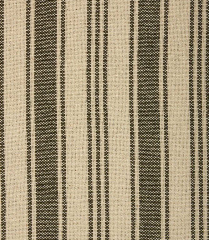 Aldsworth Stripe Fabric / Khaki - Just Fabrics