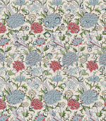 The Cray Oilcloth Fabric / Paradise Blue - Just Fabrics