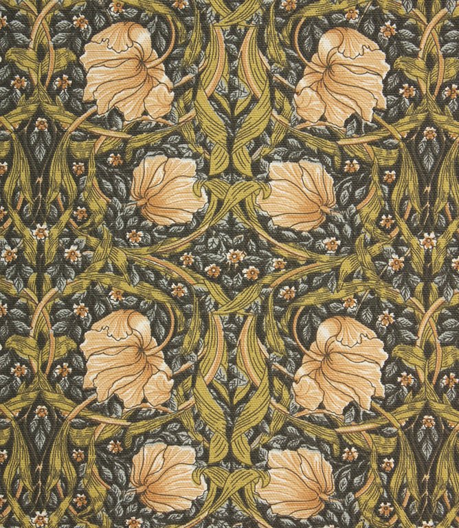 Pimpernel Fabric / Charcoal - Just Fabrics