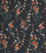 Seville Lomond Fabric / Peach / Navy - Just Fabrics