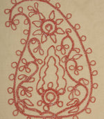 Kashmir Fabric / Stone / Rose - Just Fabrics