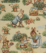 Peter Rabbit Picnic Fabric / Multi - Just Fabrics