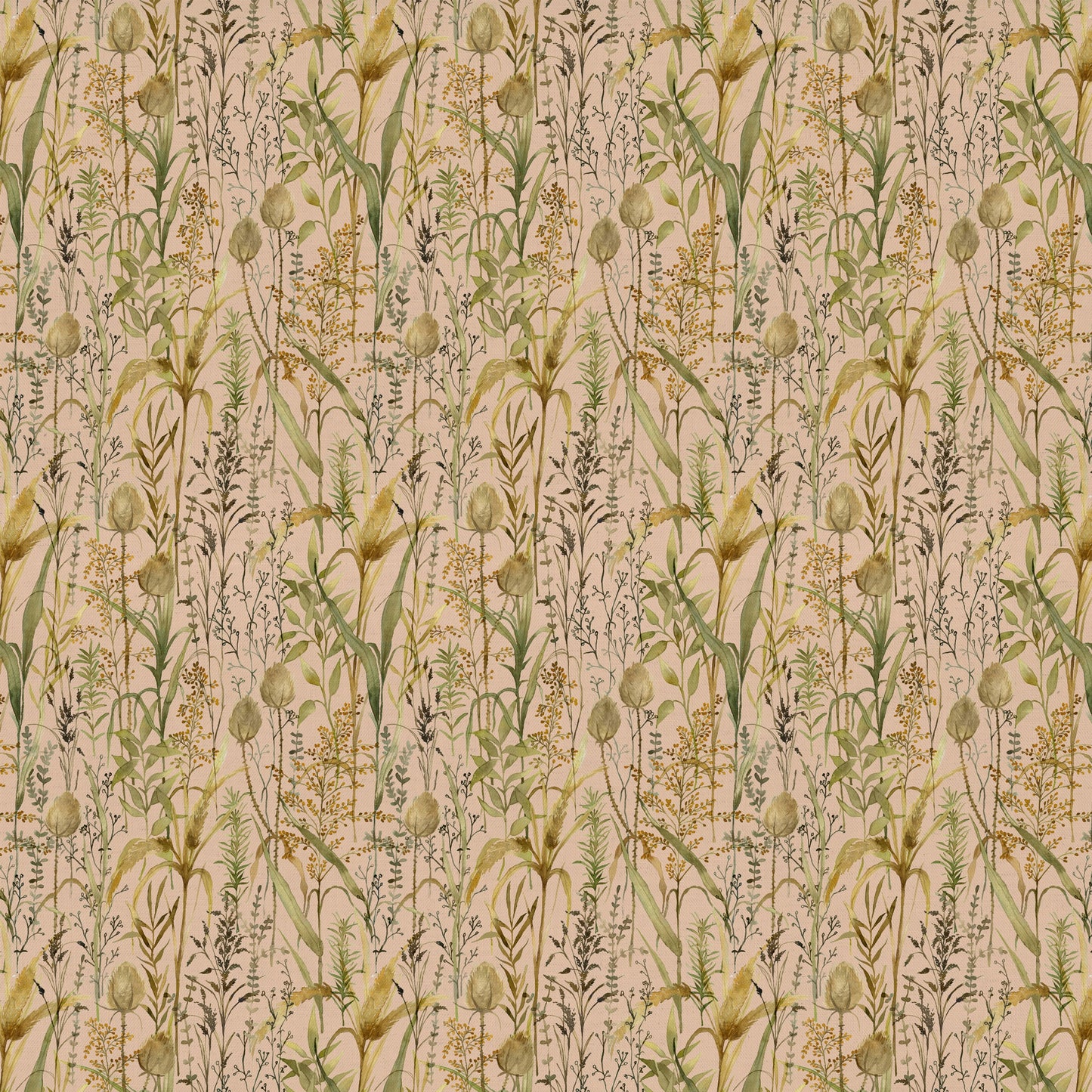 Lydiard Fabric / Apricot - Just Fabrics