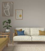 Leopard Dots Fabric / Pebble / Sage - Just Fabrics