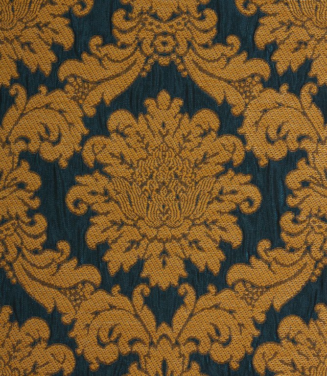 Versailles Damask Fabric / Blue - Just Fabrics