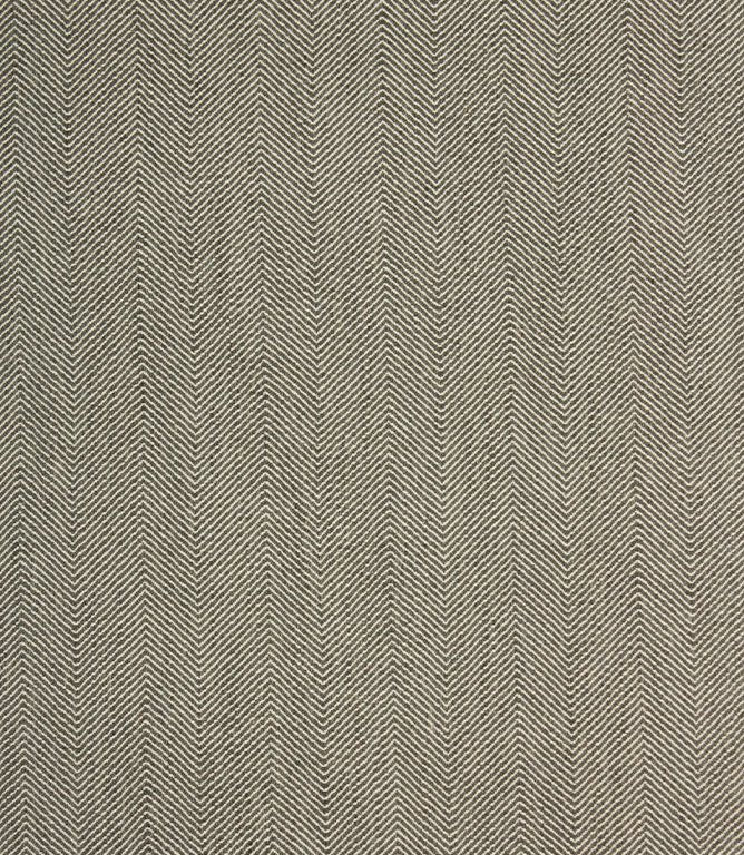 Charlbury Herringbone Fabric / Grey - Just Fabrics