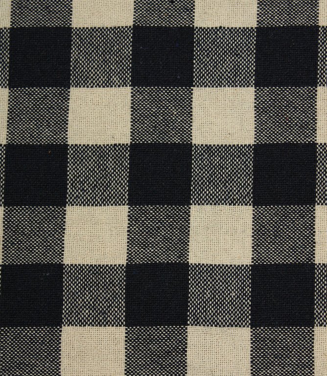 Aldsworth Check Fabric / Indigo - Just Fabrics