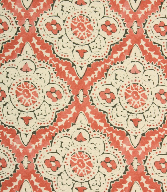 Casablanca Fabric / Soft Red - Just Fabrics