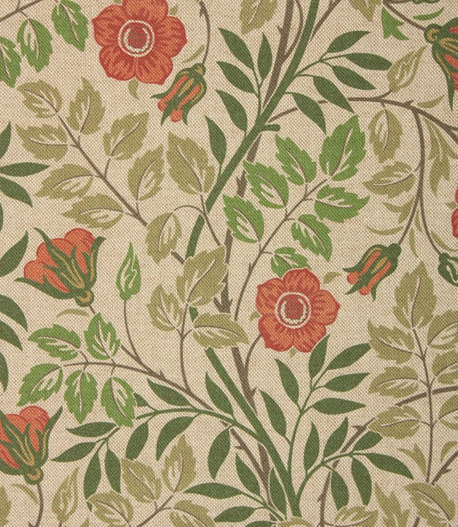 Kielder Fabric / Red / Coral - Just Fabrics