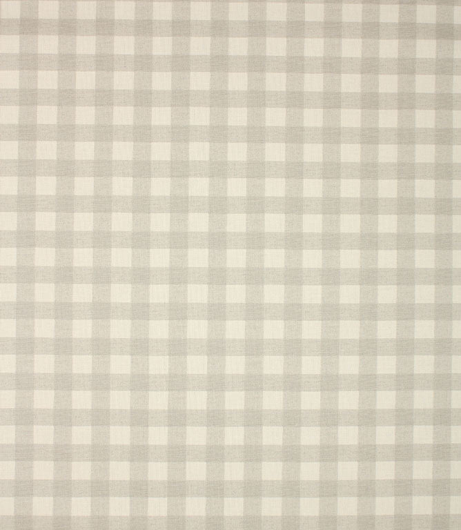 Gingham Fabric / Stone - Just Fabrics
