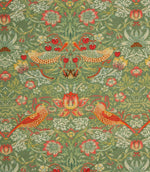 Strawberry Thief Minor Fabric / Sage - Just Fabrics