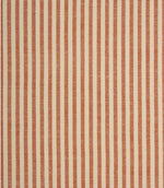 Broadway Stripe Fabric / Terracotta - Just Fabrics