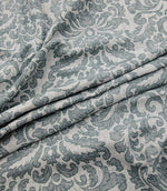 Hazel Damask Fabric / Teal - Just Fabrics