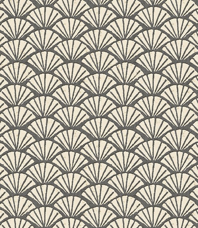 Ayumi FR Fabric / Charcoal - Just Fabrics