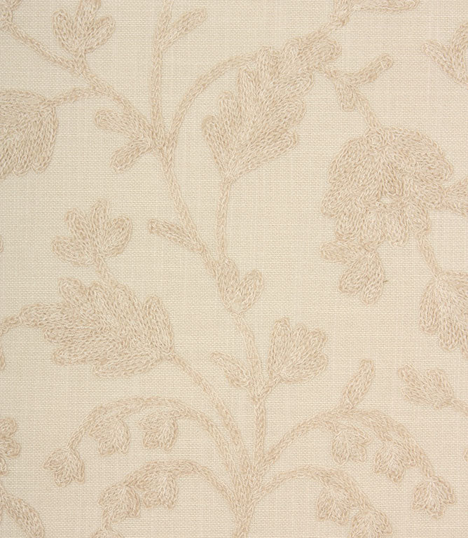 JF Crewel Fabric / Nature - Just Fabrics