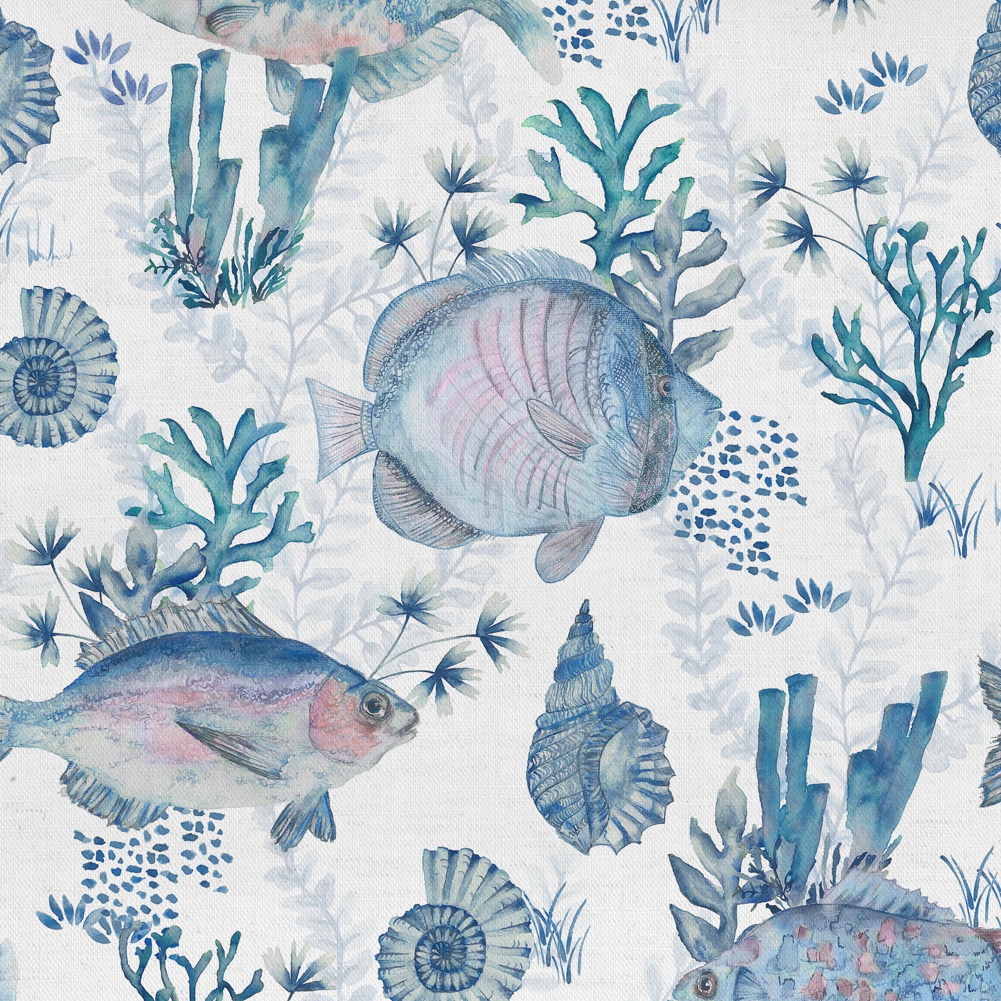 Bollu Fabric / Marine - Just Fabrics