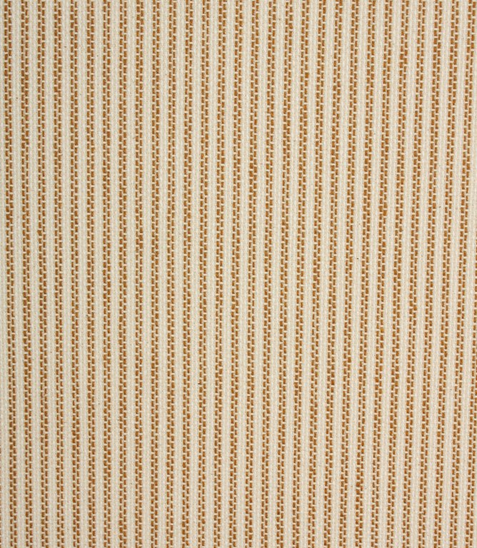 Highbury Stripe Fabric / Ochre - Just Fabrics