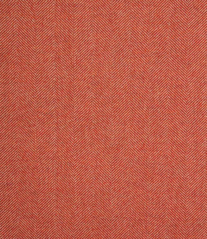 Braemar Wool Fabric / Clementine - Just Fabrics