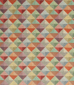 JF Geo Acrylic Tablecloth Fabric / Multi - Just Fabrics