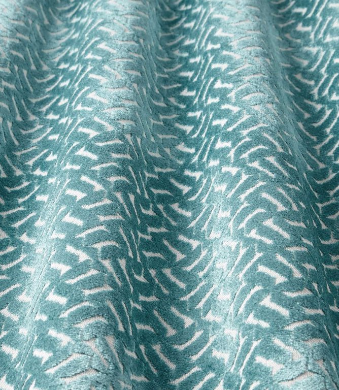 Apollo FR Fabric / Teal - Just Fabrics