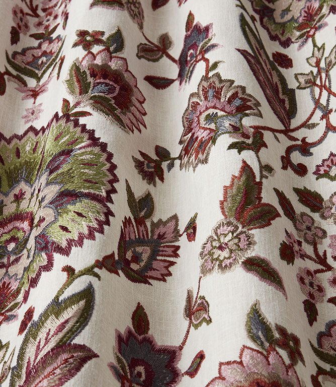 Jaipuri Fabric / Mulberry - Just Fabrics