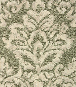 Hester Damask Fabric / Mint - Just Fabrics