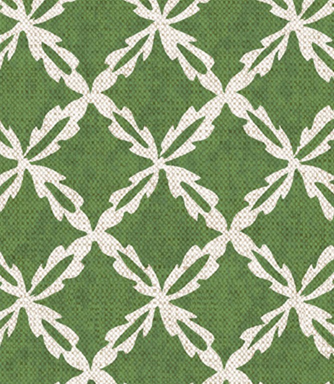 Hedgerow Tile Fabric / Sage - Just Fabrics