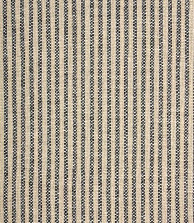 Broadway Stripe Fabric / Navy - Just Fabrics