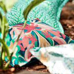 Melora Fabric / Brazilian Rosewood / Ink / Amazonia - Just Fabrics