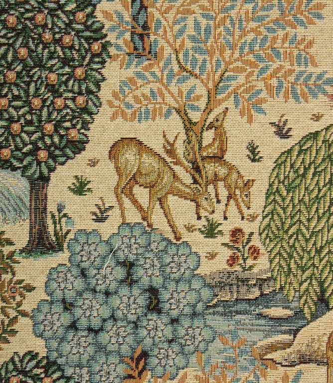 The Brook Tapestry Fabric / Natural - Just Fabrics